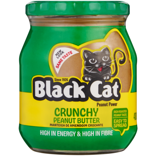 Black Cat Crunchy Peanut Butter 400g 