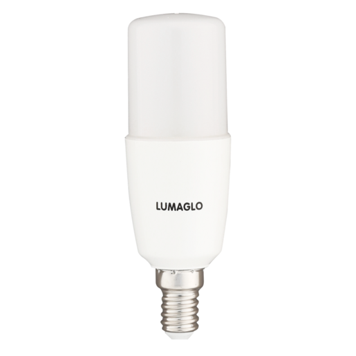 Lumaglo Cool White LED Stick Small Screw Globe 8W