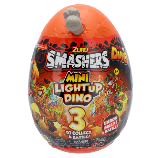 Smashers Mini Light Up Dino 3 (Assorted Item - Supplied At Random)