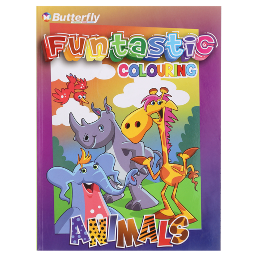 Funtastic Animals Colouring Book 96 Page