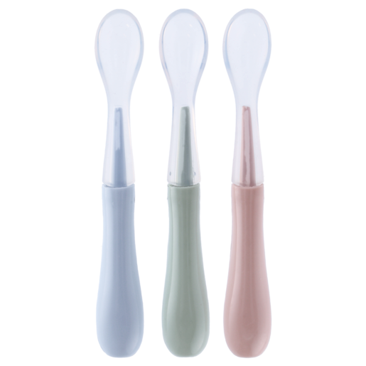 Jolly Tots Soft Tip Silicone Spoon 6 Months+ (Assorted Item - Supplied At Random)
