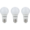 Lumaglo Cool White CLA LED Screw Globes 9W 3 Pack